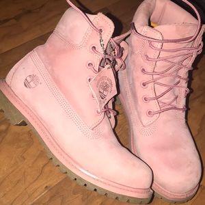 SOLDDusty Rose Timberlands